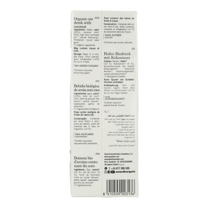 Pakket 6 x Haverdrank met kokos Amandín 1 L