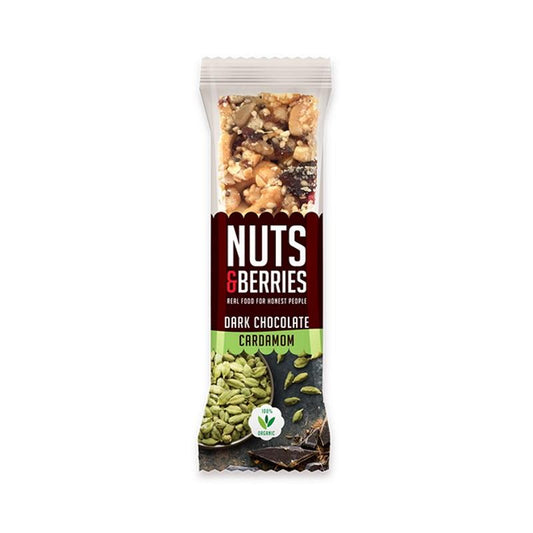 Pure chocoladereep met kardemom NUTS&BERRIES 40 g