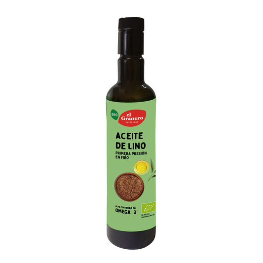 Bio-Leinöl 1. Pressung El Granero 500 ml