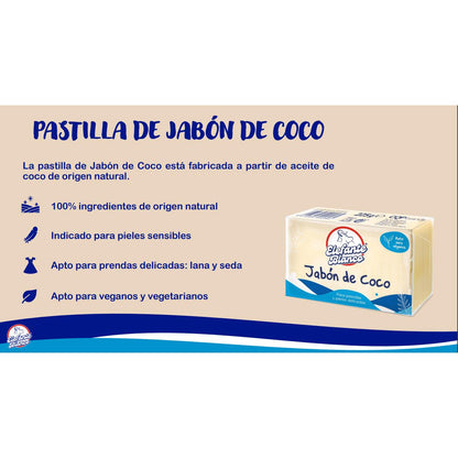 Savon à la noix de coco White Elephant de Mimidu 225 g