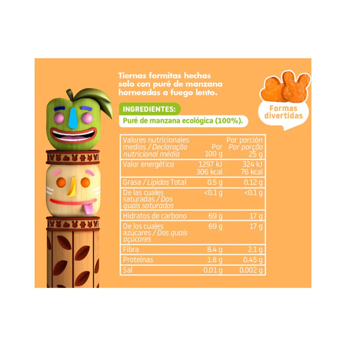 Pack Mix Snacks Triboo fruits ECO Smileat 5 unités 25 g