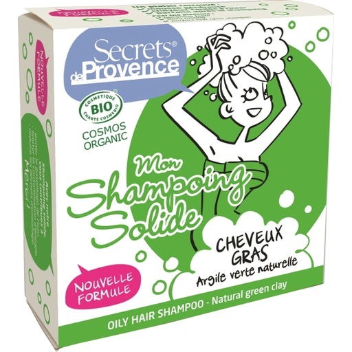 Secrets de Provence solid shampoo for oily hair 85 g