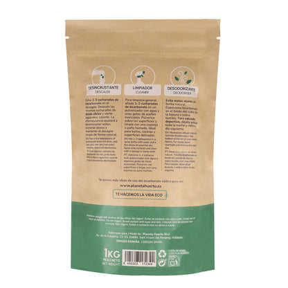 Pack 3x Bicarbonato sódico Planeta Huerto 1 Kg