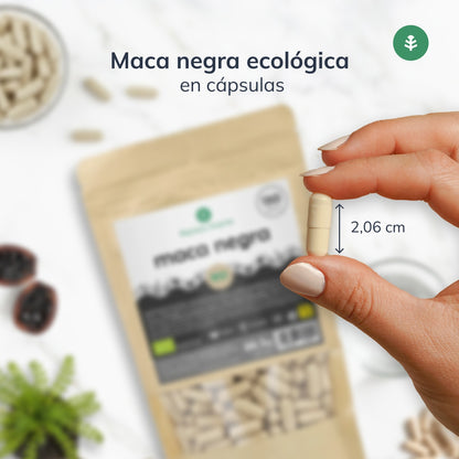 ORGANIC Schwarzer Maca Planeta Huerto 150 Kapseln