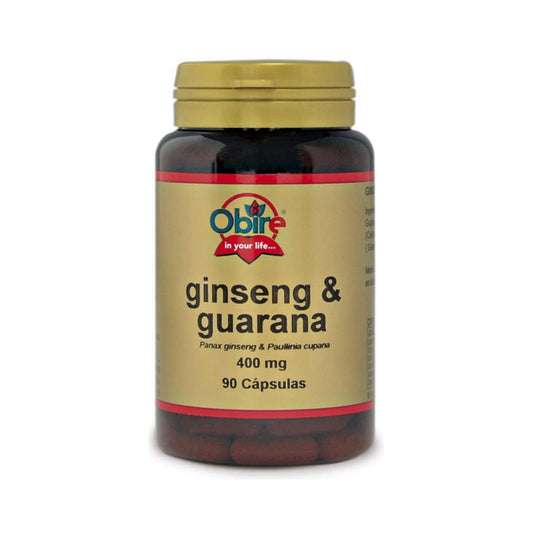 Obire Ginseng and Guarana 400 mg, 90 capsules