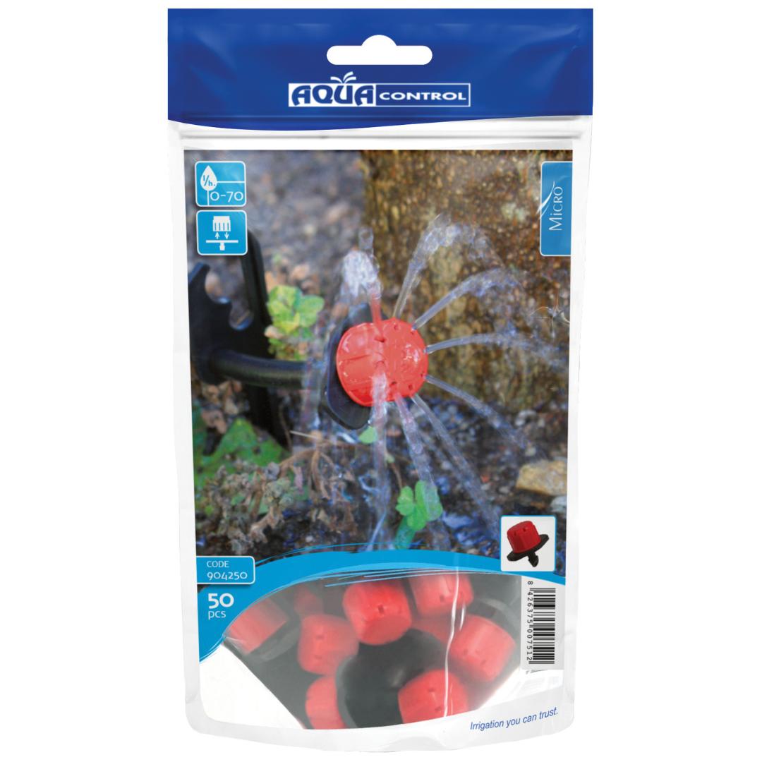 Regulierbarer Tropfer 0-70 l/h Aqua Control 25 Stück