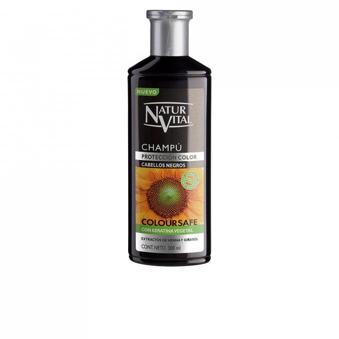 Shampooing COLOR noir 300 ml NATUR VITAL