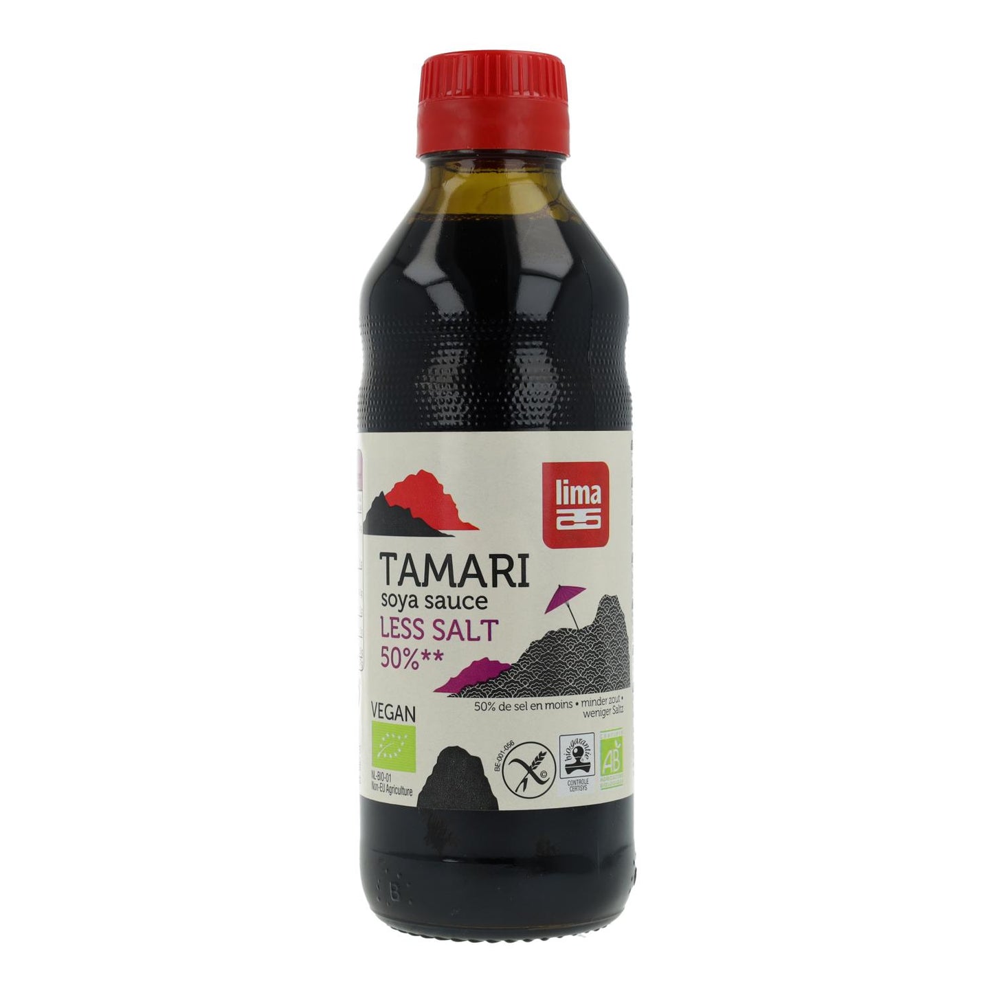 Tamari-sojasaus 50% minder zout ECO Lima 500 ml