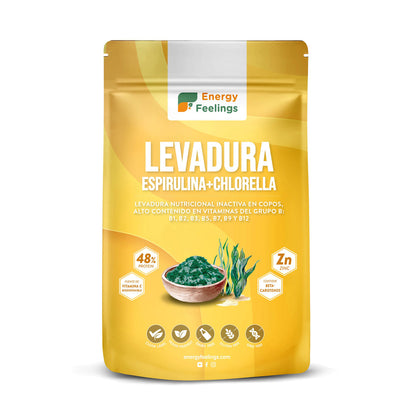 Lievito Nutrizionale con clorella e spirulina XL Energy Feelings 250 g