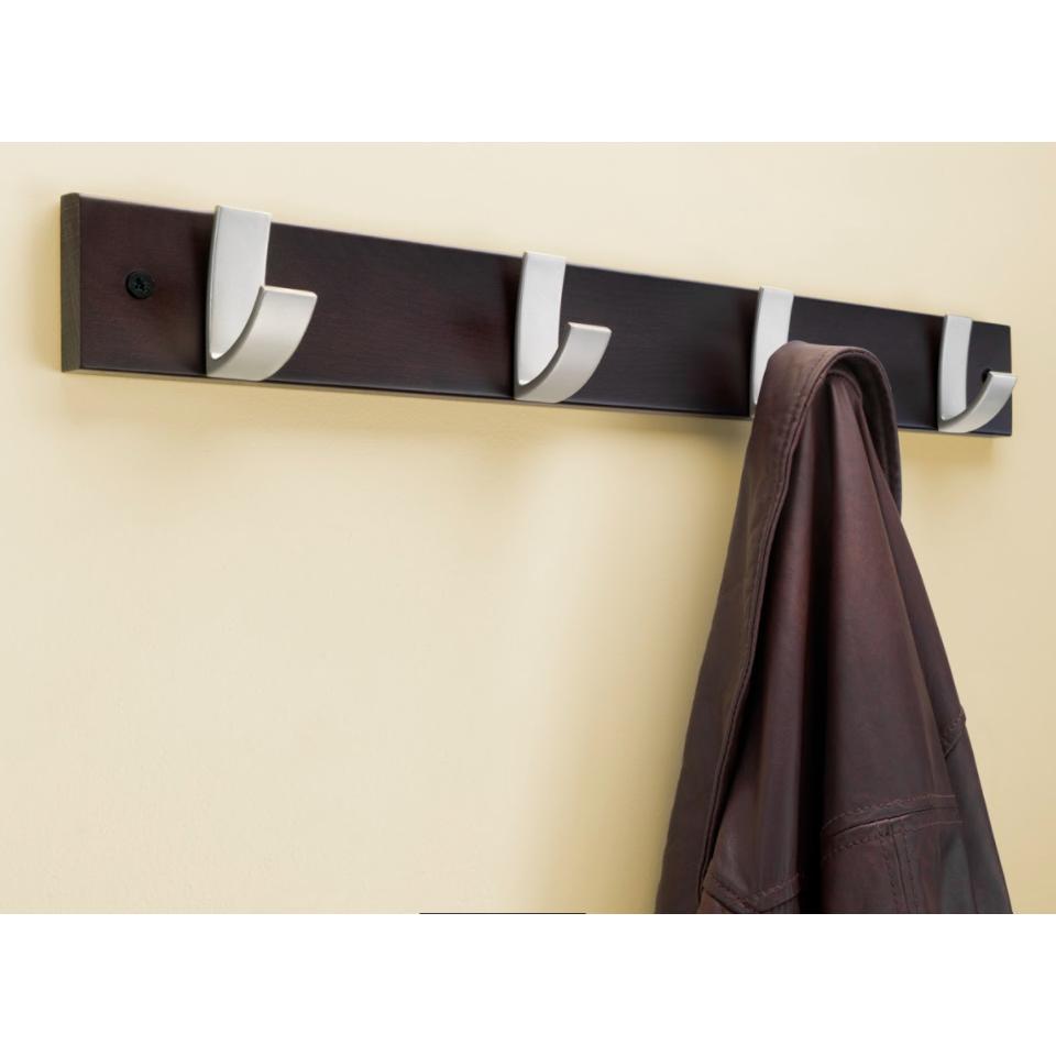 Klädhängare med 4 krokar, vit