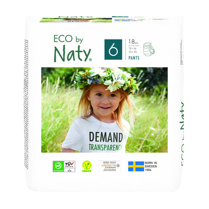 Culottes de protection Naty n° 6 16+ kg, 18 unités