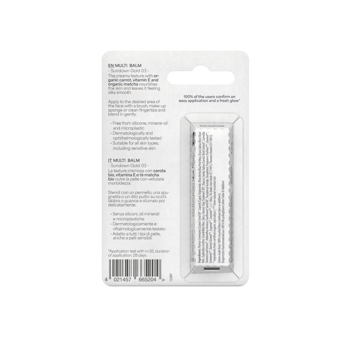 Baume multi-usages Blister 03 Sundown Gold Lavera LAVERA, 4,9 g