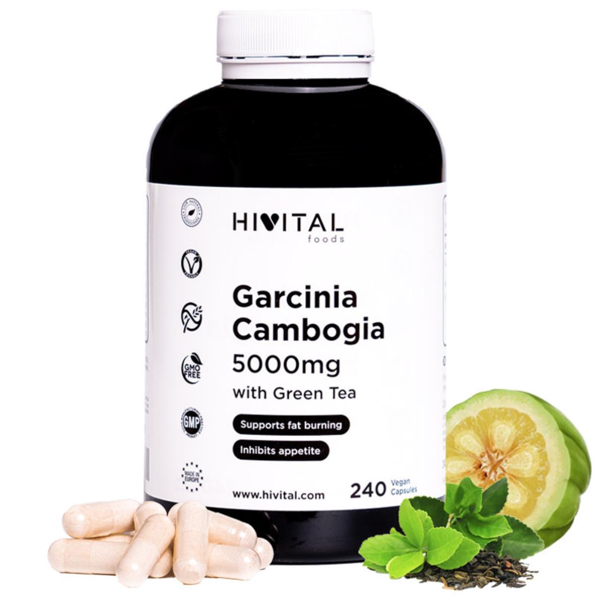 Garcinia cambogia 5000 mg 240 gélules végétaliennes Hivital
