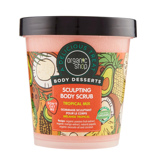 Peeling modelujący do ciała mieszanka tropikalna Organic Shop 450 ml