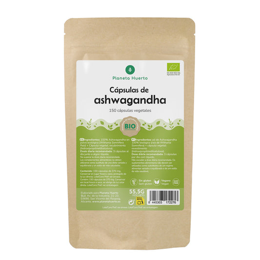Organiczna Ashwagandha Planet Orchard 150 kaps