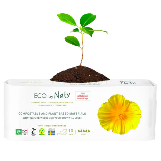 ECO-nattbindor Naty 10 st