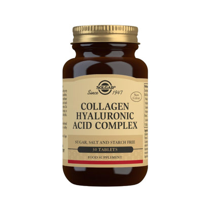 Collagen Hyaluronic Acid Complex 30 tablets 120 mg - Solgar