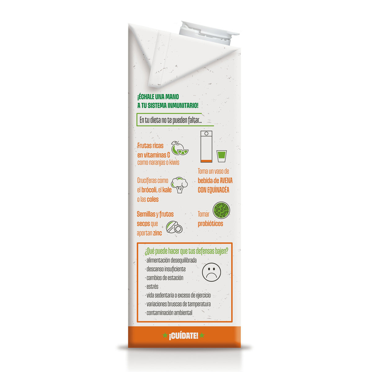 Boisson écologique à l'avoine et à l'échinacée, Soria Natural, 1 L