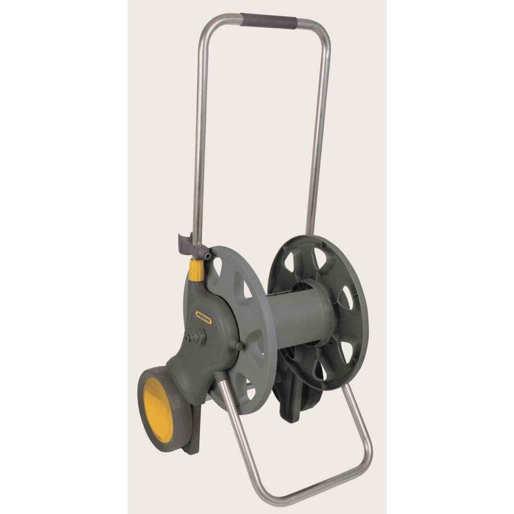 Zusammengebauter Wagen für 60 m Metallschlauch