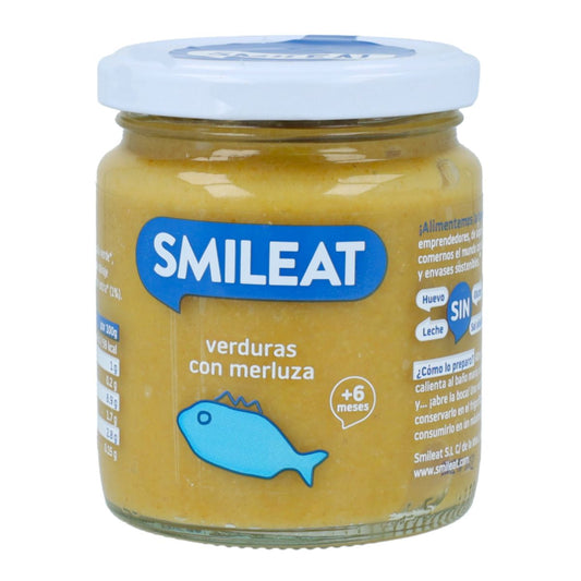 Smileat Organic Jar of Vegetables with Hake +6 months 230 g