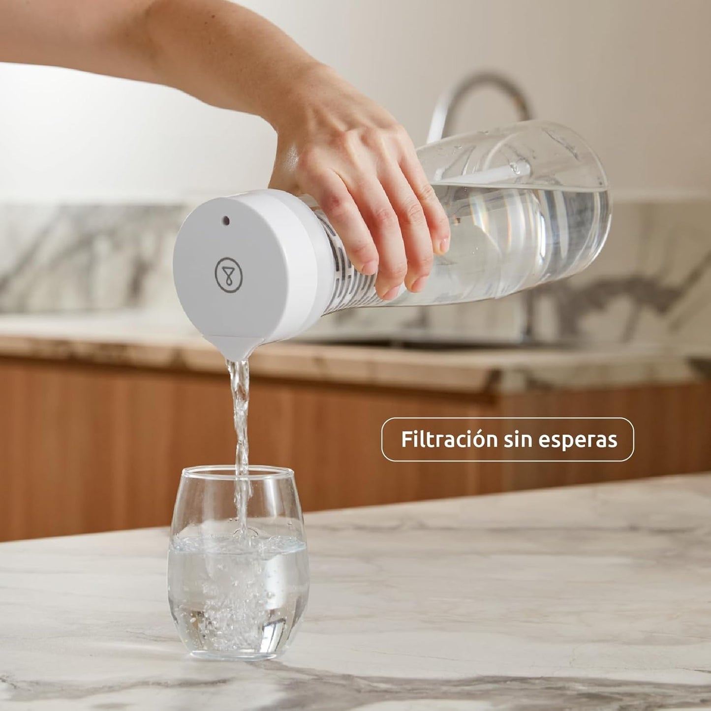 Carafe filtrante en verre PitcherPro SMR Tappwater 1,45 l
