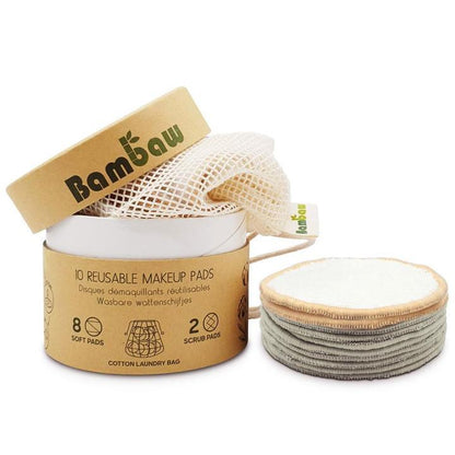 Wiederverwendbare Abschminkpads Bambaw Pack 16