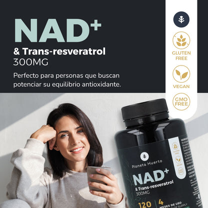 NAD+ Transresveratrol Planeta Huerto 120 Kapseln