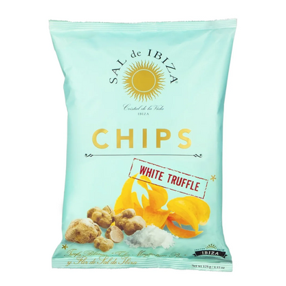 Chips de pommes de terre à la truffe blanche d'Ibiza, sel, 125 g