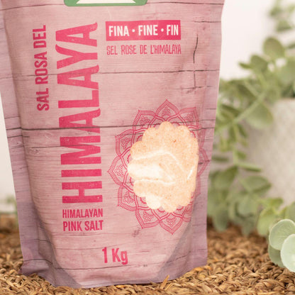 Fint rosa Himalaya-salt Naturgreen 1 kg