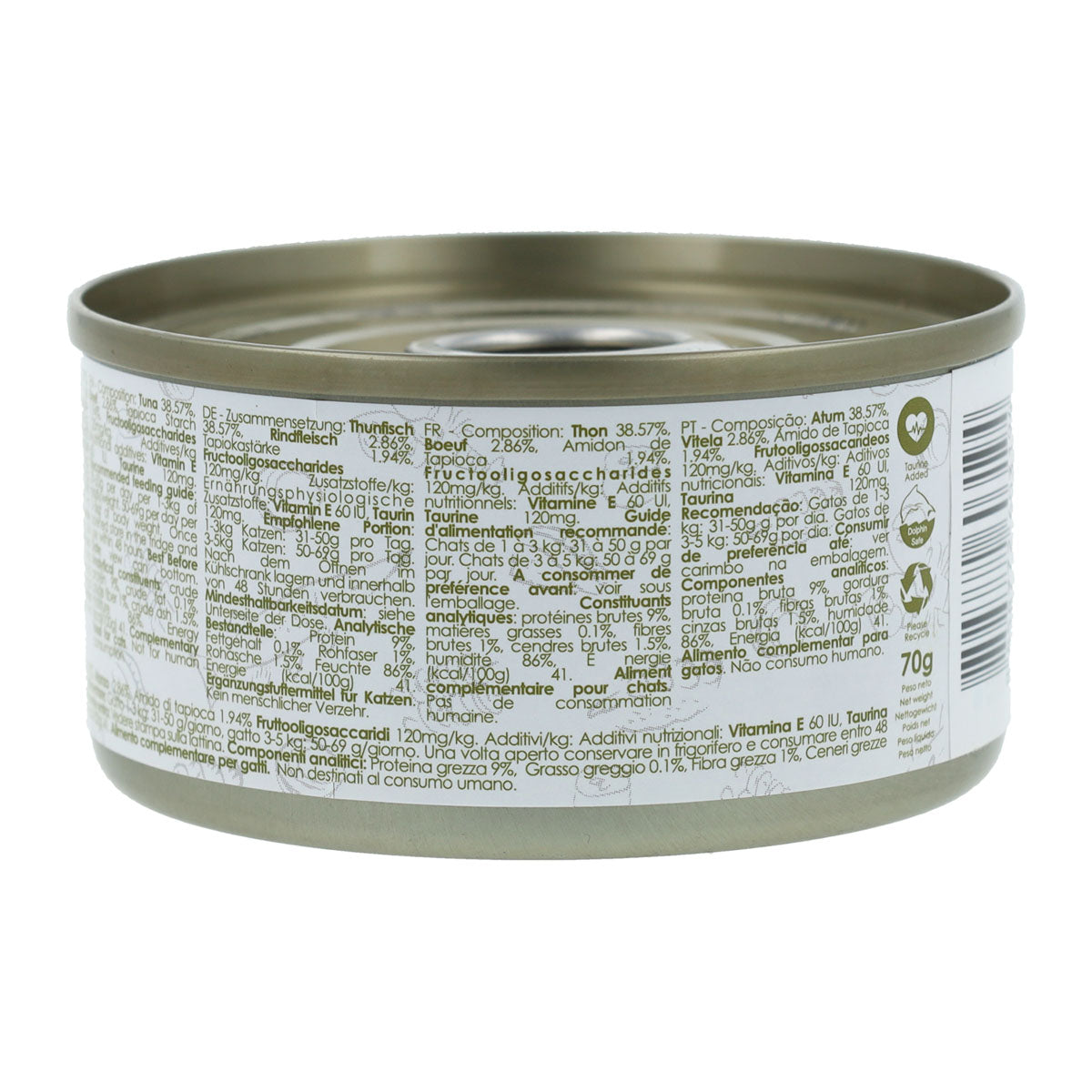 Kit Cat Dose Gravy – Thunfisch & Rindfleisch 70 g Nassfutter für Katzen in Soße