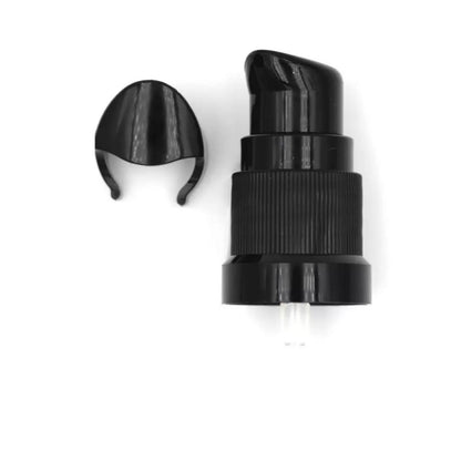 Schwarzer Spenderkopf mit Gewinde, 18 mm. Camassia