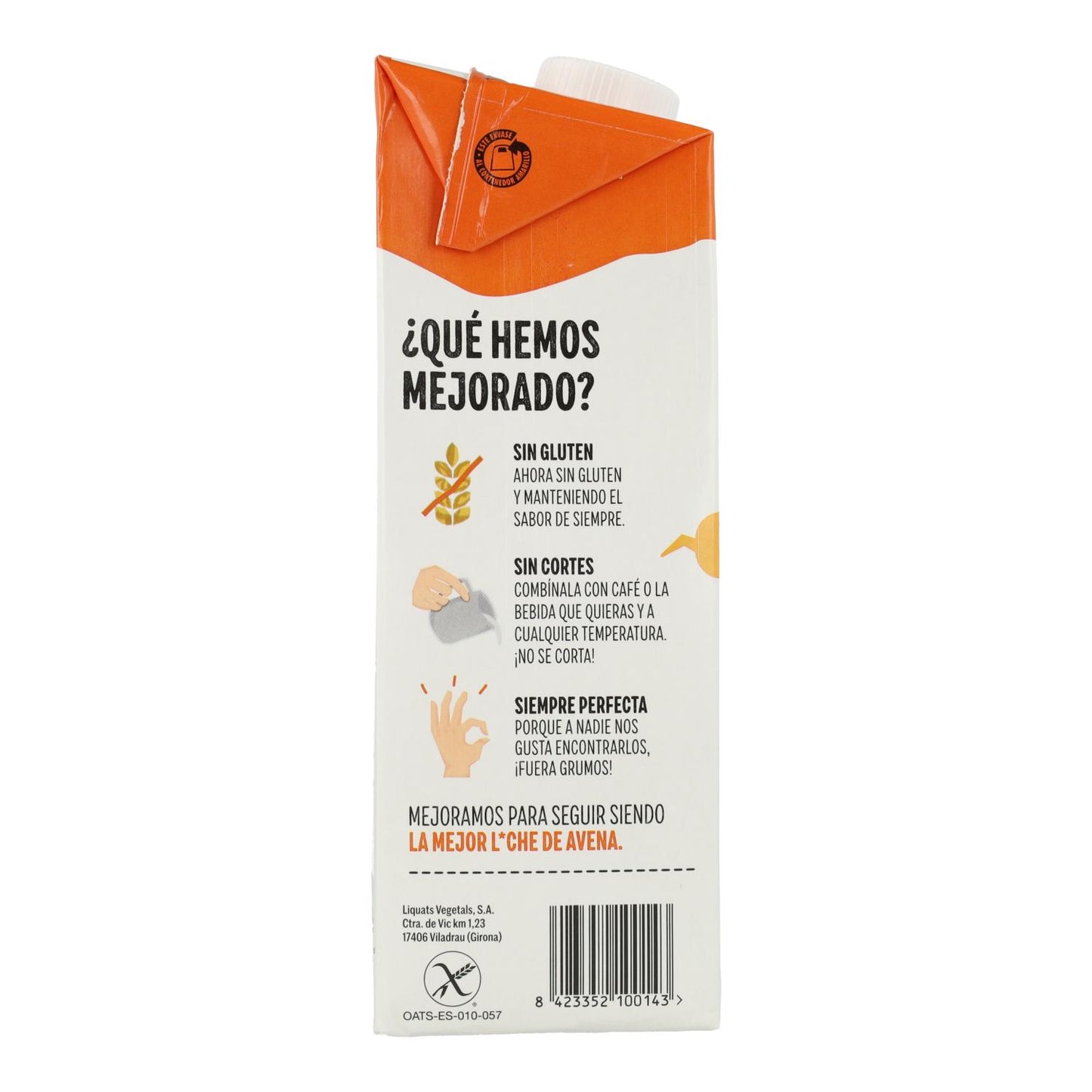 Boisson à l'avoine sans gluten YOSOY 1 L