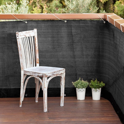 Balkonnetz Easy anthrazit 0,9 x 5 m Nortene