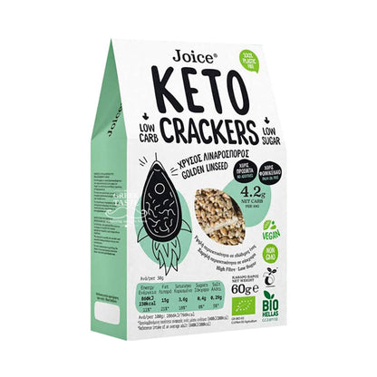 Keto-Cracker Goldleinsamen Joice Foods 60 g