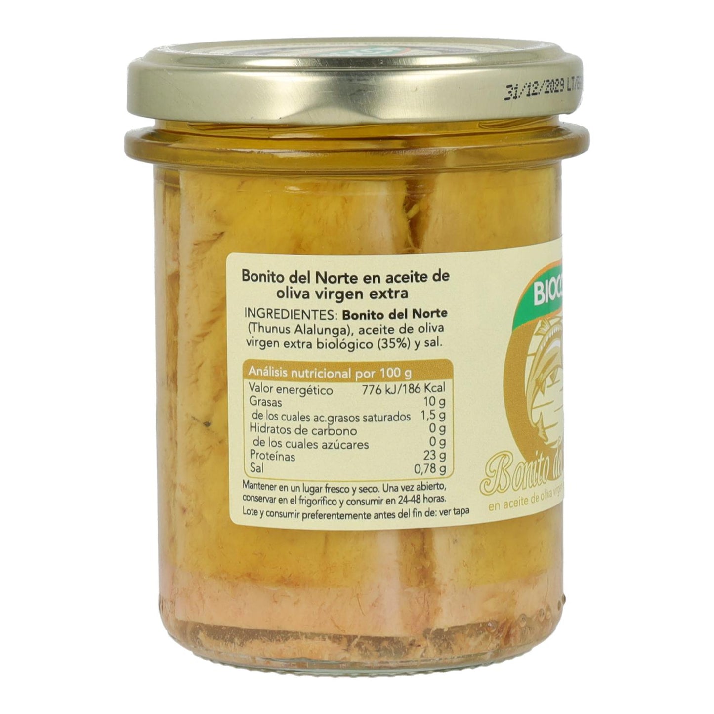 Biocop Filets de Bonite du Nord Bio en Conserve 175g