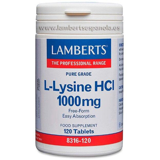 L-Lysin 1000 mg Lamberts, 120 Tabletten