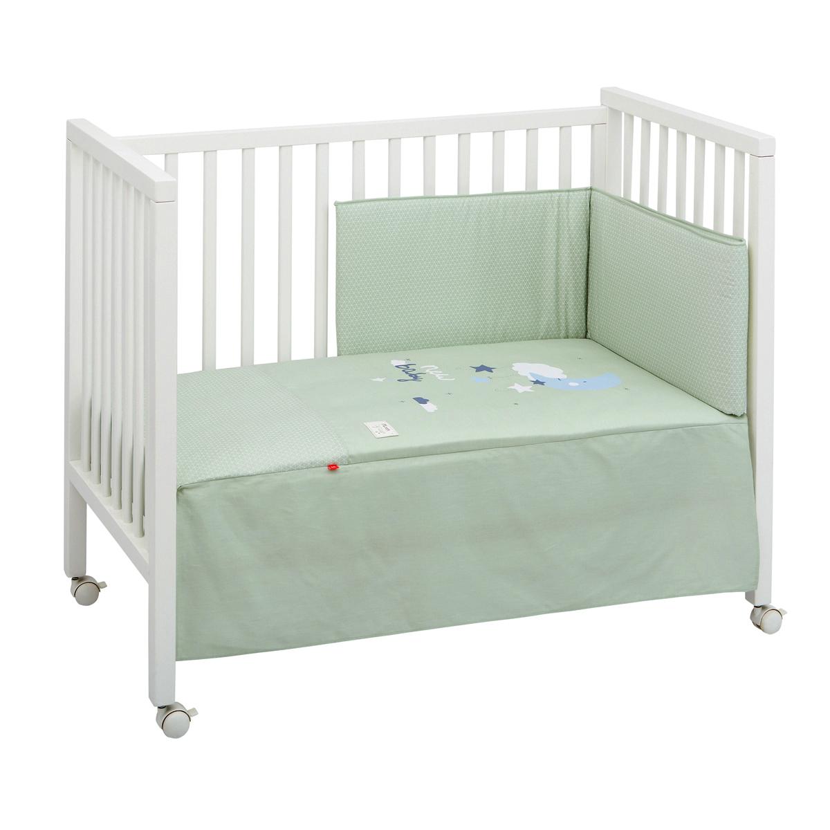Ensemble couette + protège-matelas pour lit bébé BE 60 x 120 cm, plusieurs couleurs Lion gis