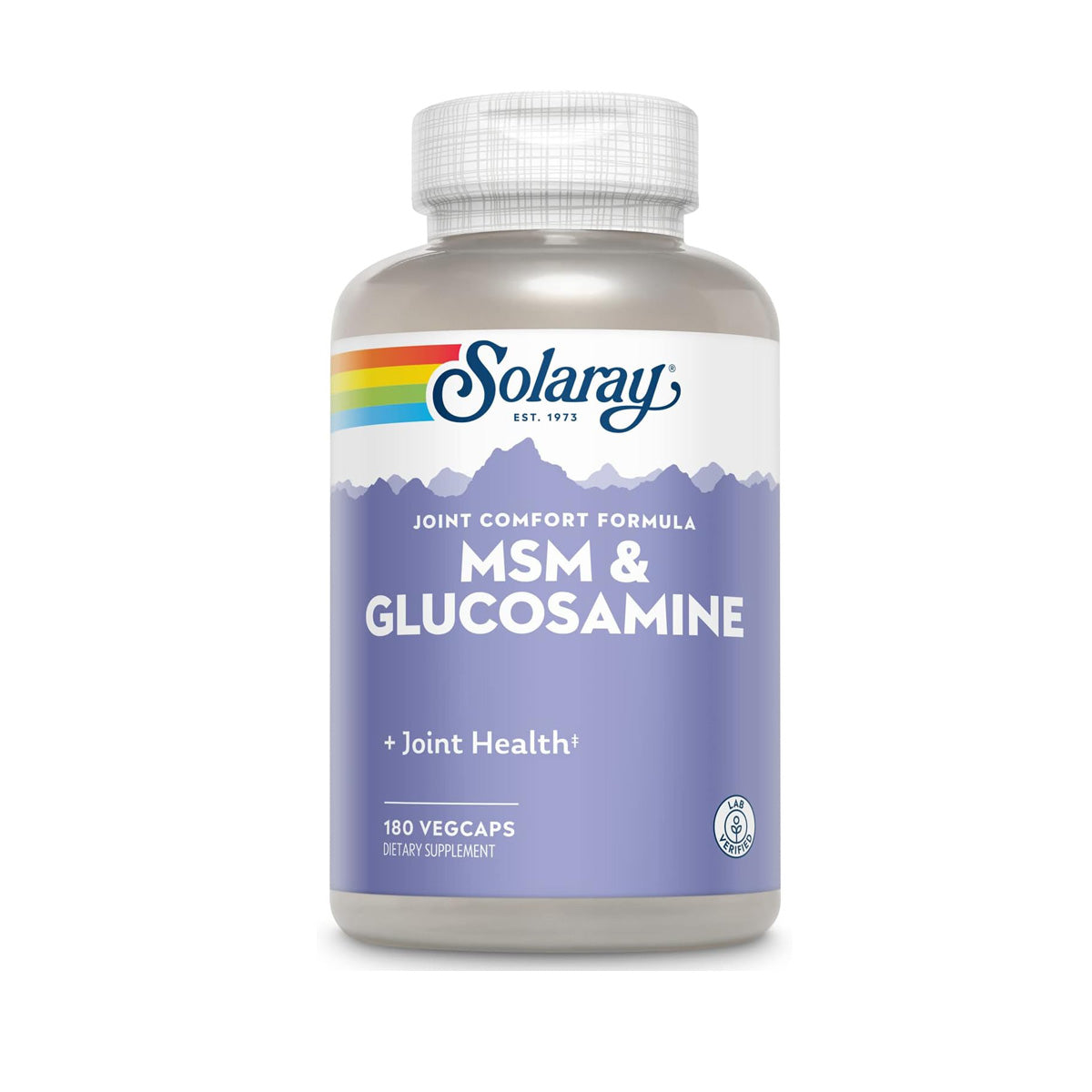 Big MSM & Glucosamine, Solaray, 180 vegane Kapseln