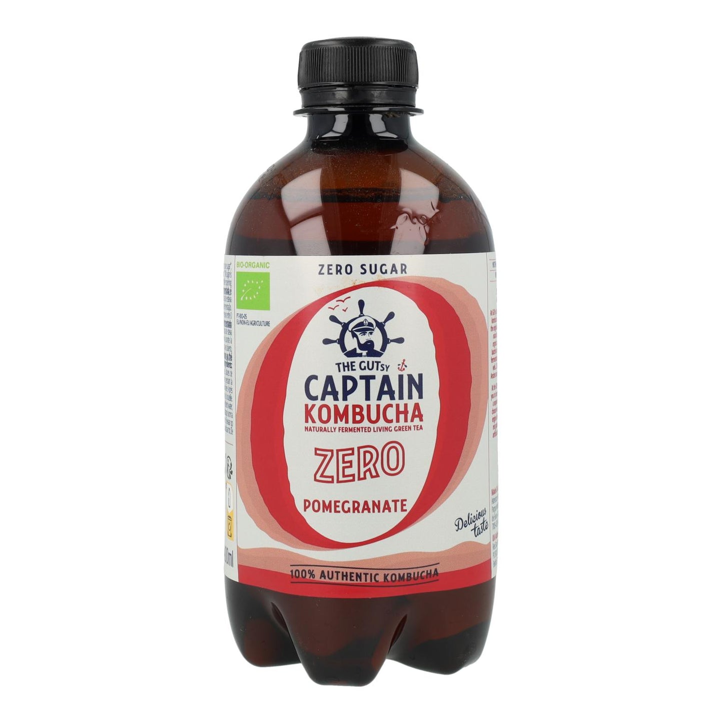 Kombucha Zero Granatapfel BIO Captain Kombucha 400 ml