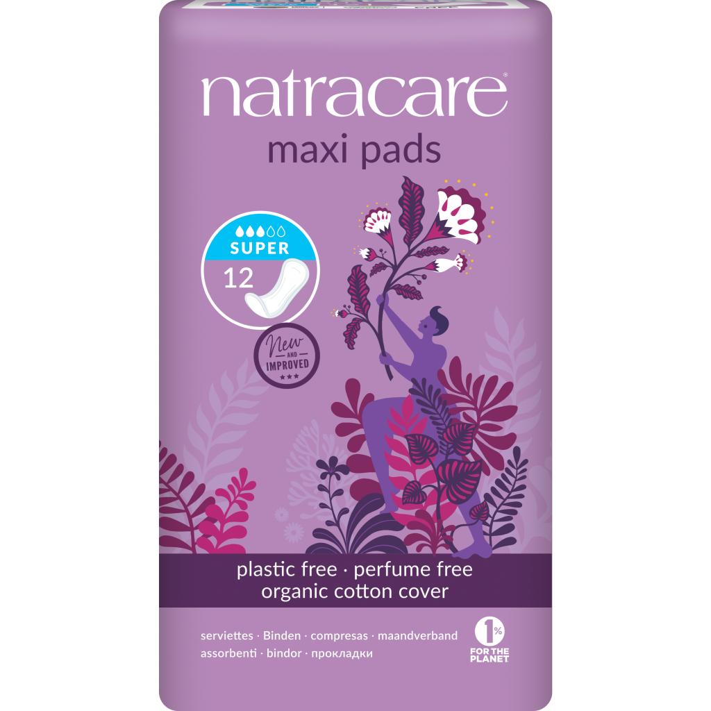Natracare super maxi maandverband 12 stuks