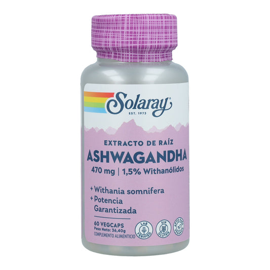 Ashwagandha Solaray 60 gélules