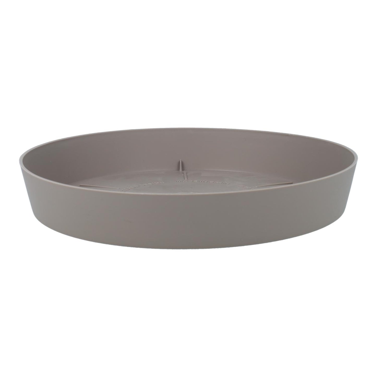 Soucoupe pour pot de fleurs couleur taupe D 17 x 2,5
