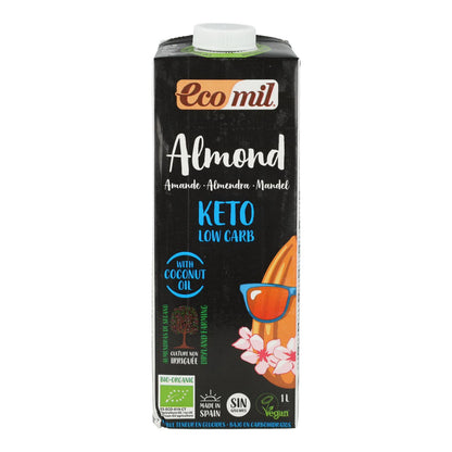 Plantaardige amandeldrank Nature KETO BIO EcoMil 1 l