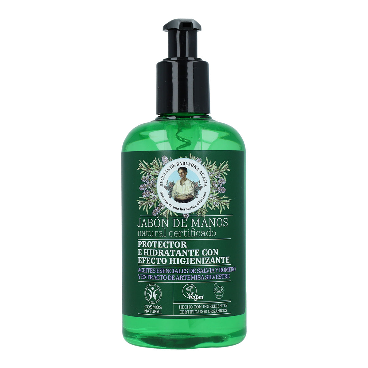 Zertifizierte natürliche Handseife, schützend und feuchtigkeitsspendend Agafia Natura Siberica 300 ml