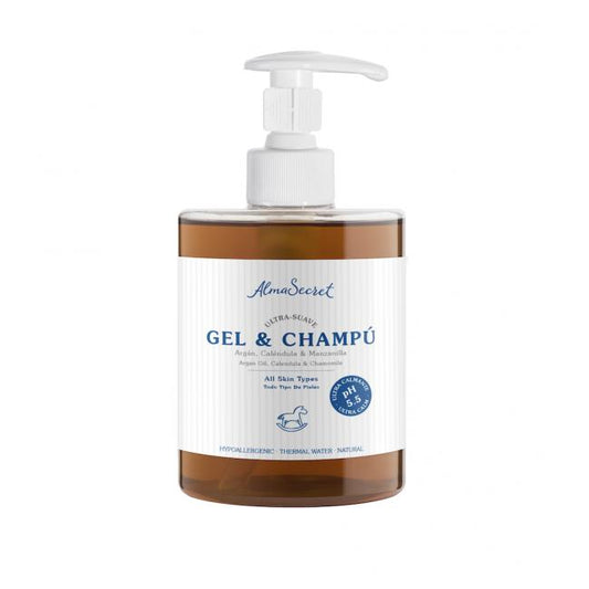 Gelschampo med argan, ringblomma och kamomill Alma Secret 500 ml