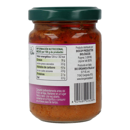 Organic Italian Vegan Aubergine Pesto 140 g