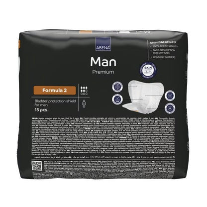 Male incontinence pads Formula 2 ABENA Man 15 units